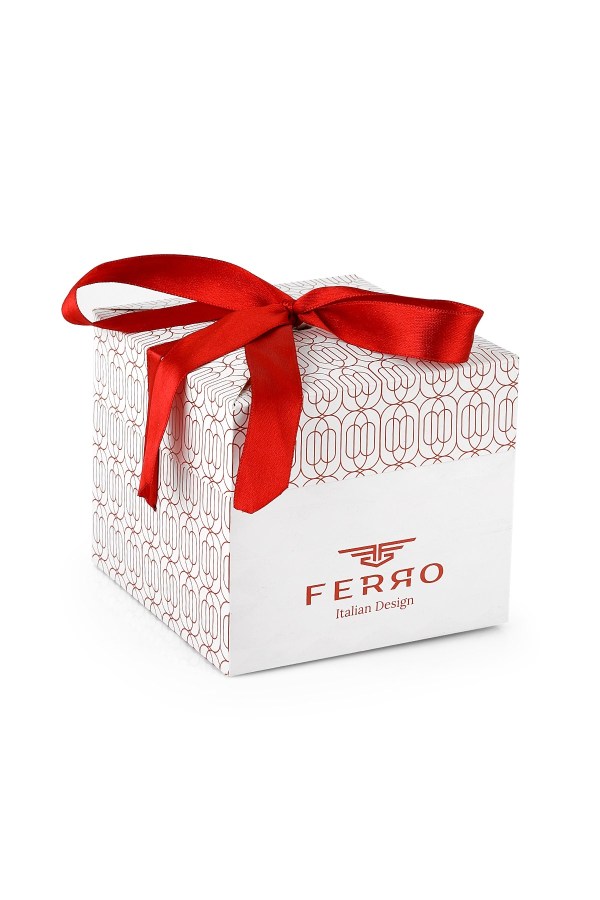 Ferro Sarı Çelik Kordon Kadın Kol Saati F11064A-B 3 ATM Su Geçirmez 2 Yıl Garantili  Hediye Paketli 