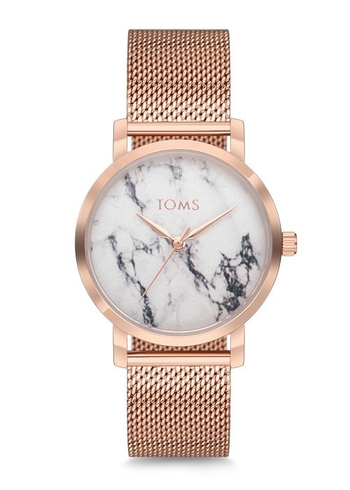 Toms Rose Hasır Kordon Kadın Kol Saati T1792C-1088-C 3 ATM Su Geçirmez 2 Yıl Garantili